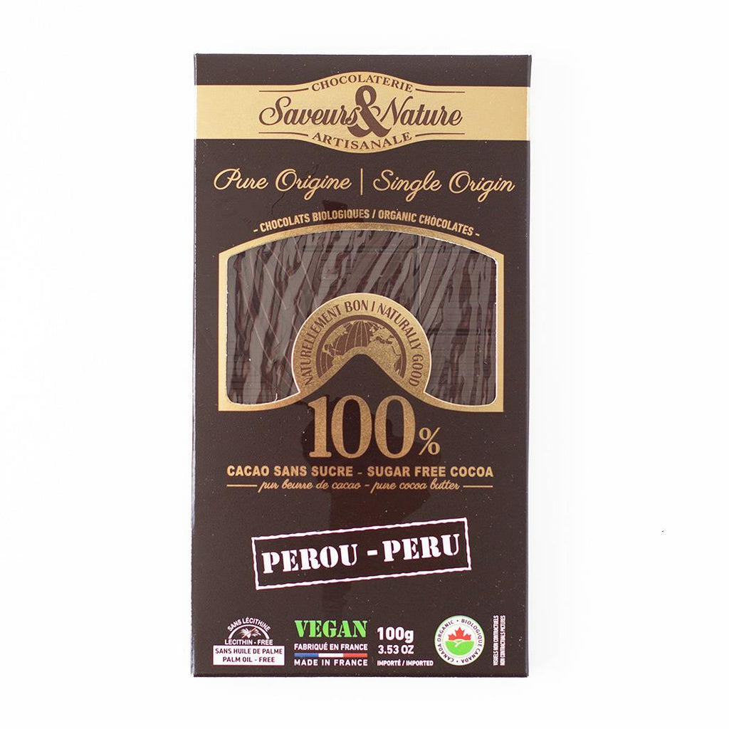 Chocolat 100% Pérou