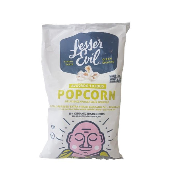 Popcorn à l'huile d'avocat extra vierge pressée à froid 142g