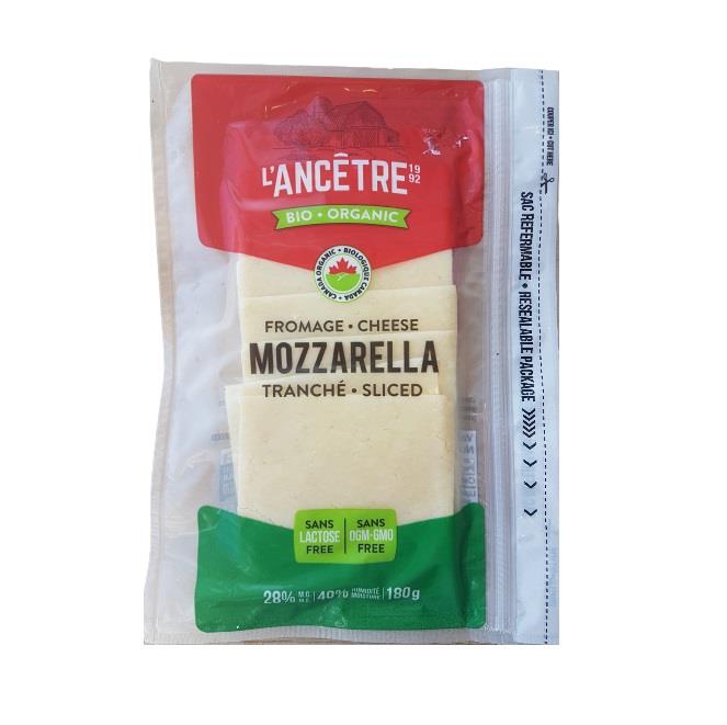 Fromage mozzarella en tranches 180g