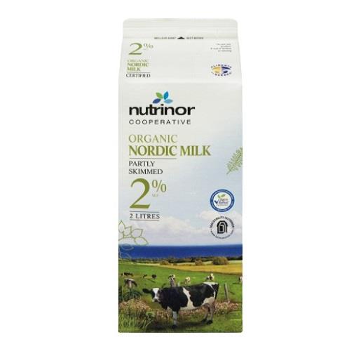 Nordic Milk Partly Skimmed 2% 2L