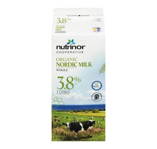 Nordic Milk Whole 3.8% 2L